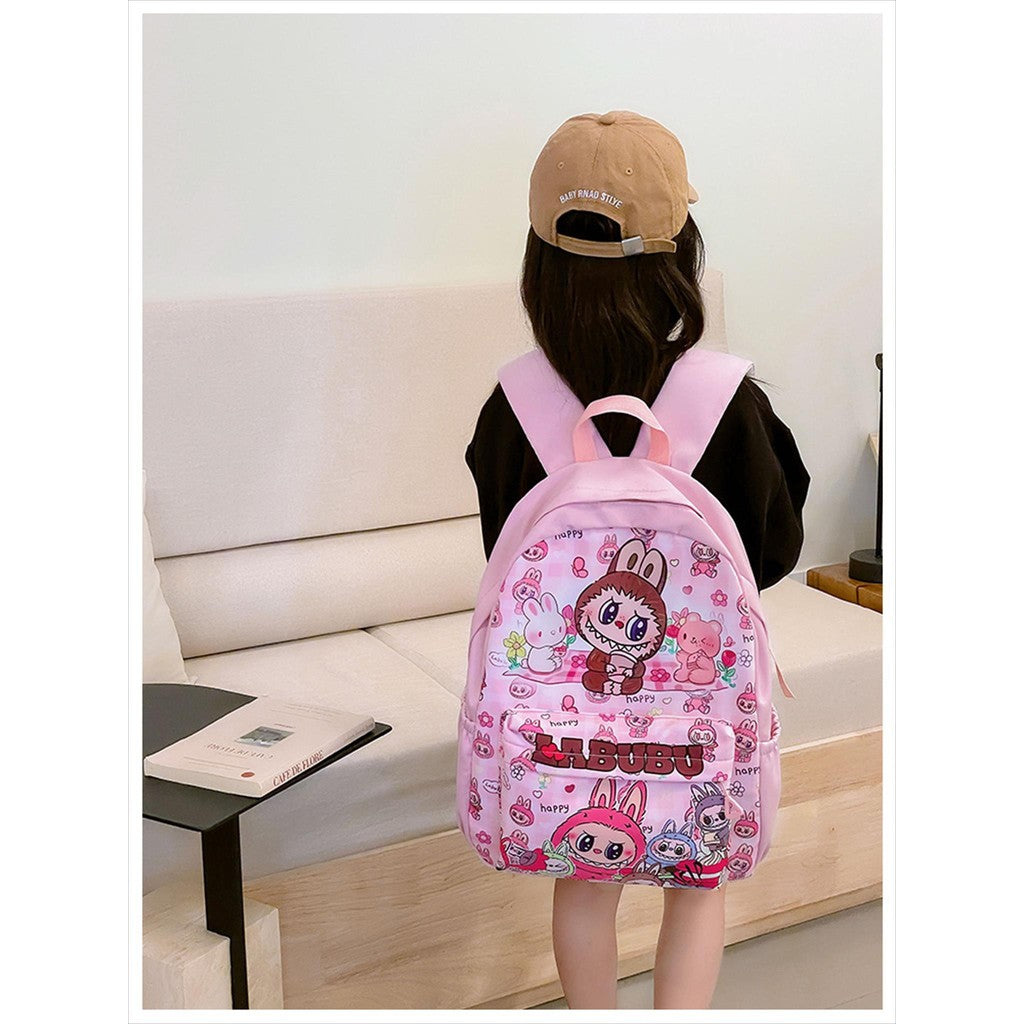 Tas SEKOLAH RANSEL SD LABUBU ALORA Ransel Anak Perempuan Import Karakter
