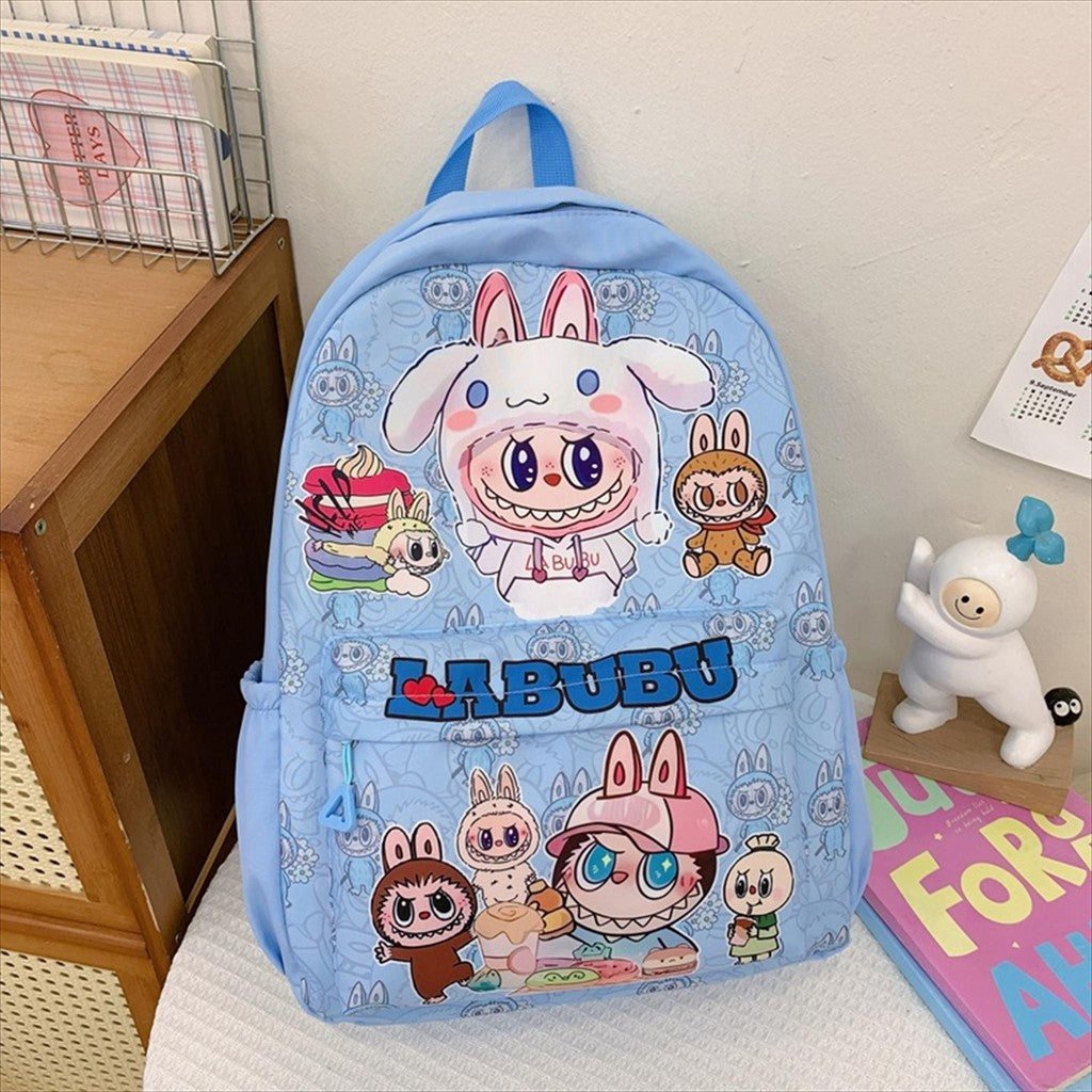 Tas SEKOLAH RANSEL SD LABUBU ALORA Ransel Anak Perempuan Import Karakter