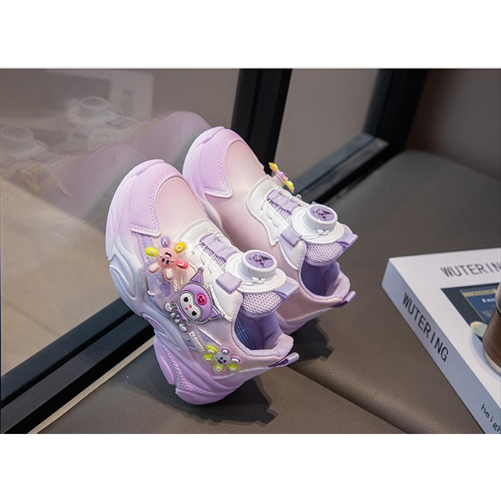 Super Junior [COD] Sepatu KUROMI MILLIE Sepatu Anak Perempuan Import 26-37 Usia 2-10Tahun