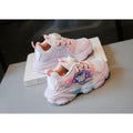 Super Junior [COD] Sepatu KUROMI KYURU Sepatu LED Anak Perempuan Import 26-37 Usia 2-10 Tahun