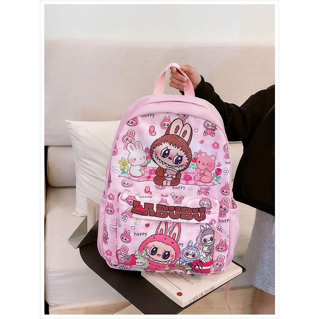 Tas SEKOLAH RANSEL SD LABUBU ALORA Ransel Anak Perempuan Import Karakter