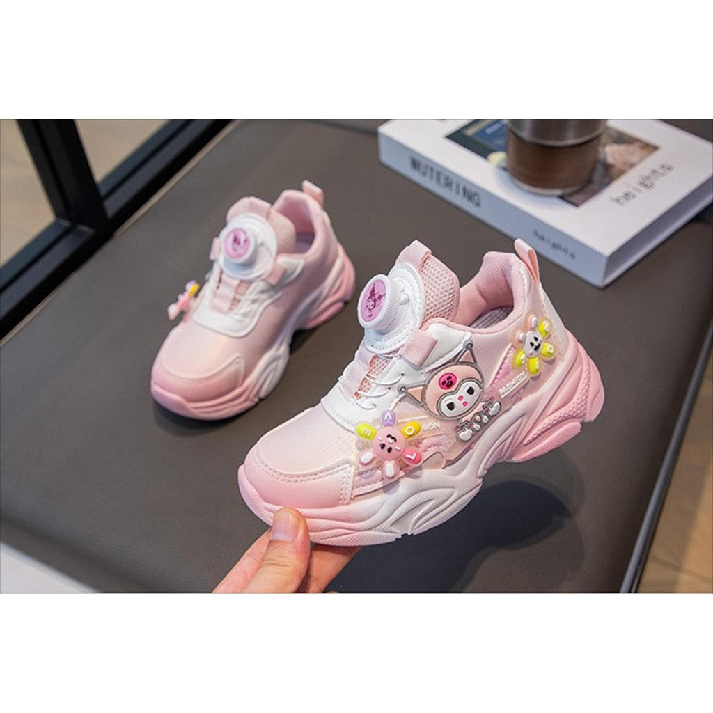 Super Junior [COD] Sepatu KUROMI MILLIE Sepatu Anak Perempuan Import 26-37 Usia 2-10Tahun