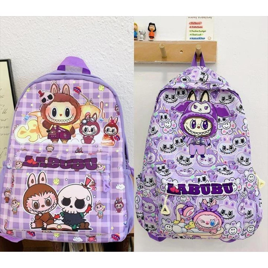 Tas SEKOLAH RANSEL SD LABUBU ALORA Ransel Anak Perempuan Import Karakter