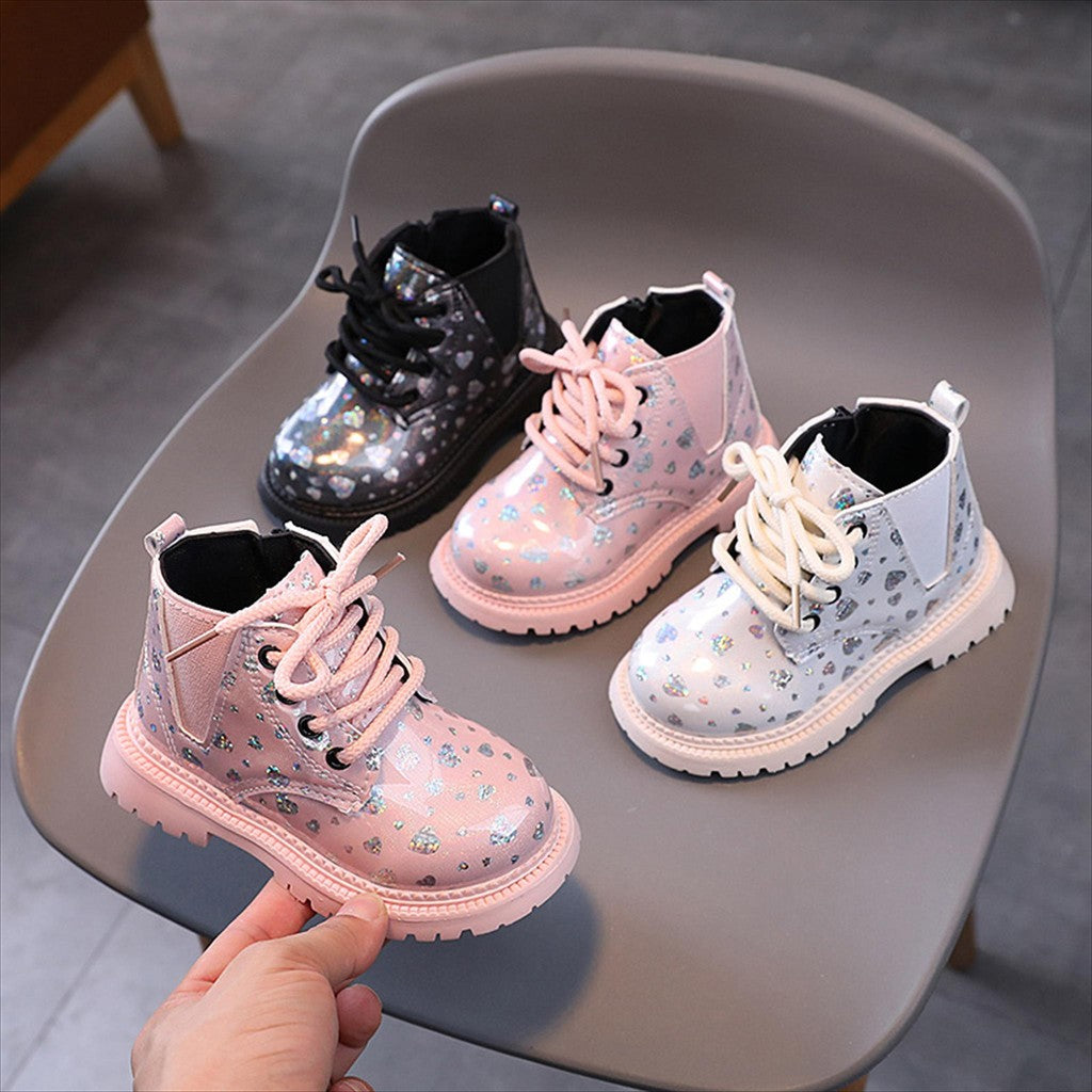 Super Junior [COD] Sepatu SHINJU Sepatu Boots Anak Perempuan Import 21-30 Usia 1-5Tahun