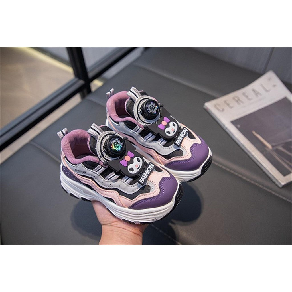 Super Junior [COD] Sepatu KUROMI WINI Sepatu Anak Perempuan Import 26-37 Usia 2-10 Tahun
