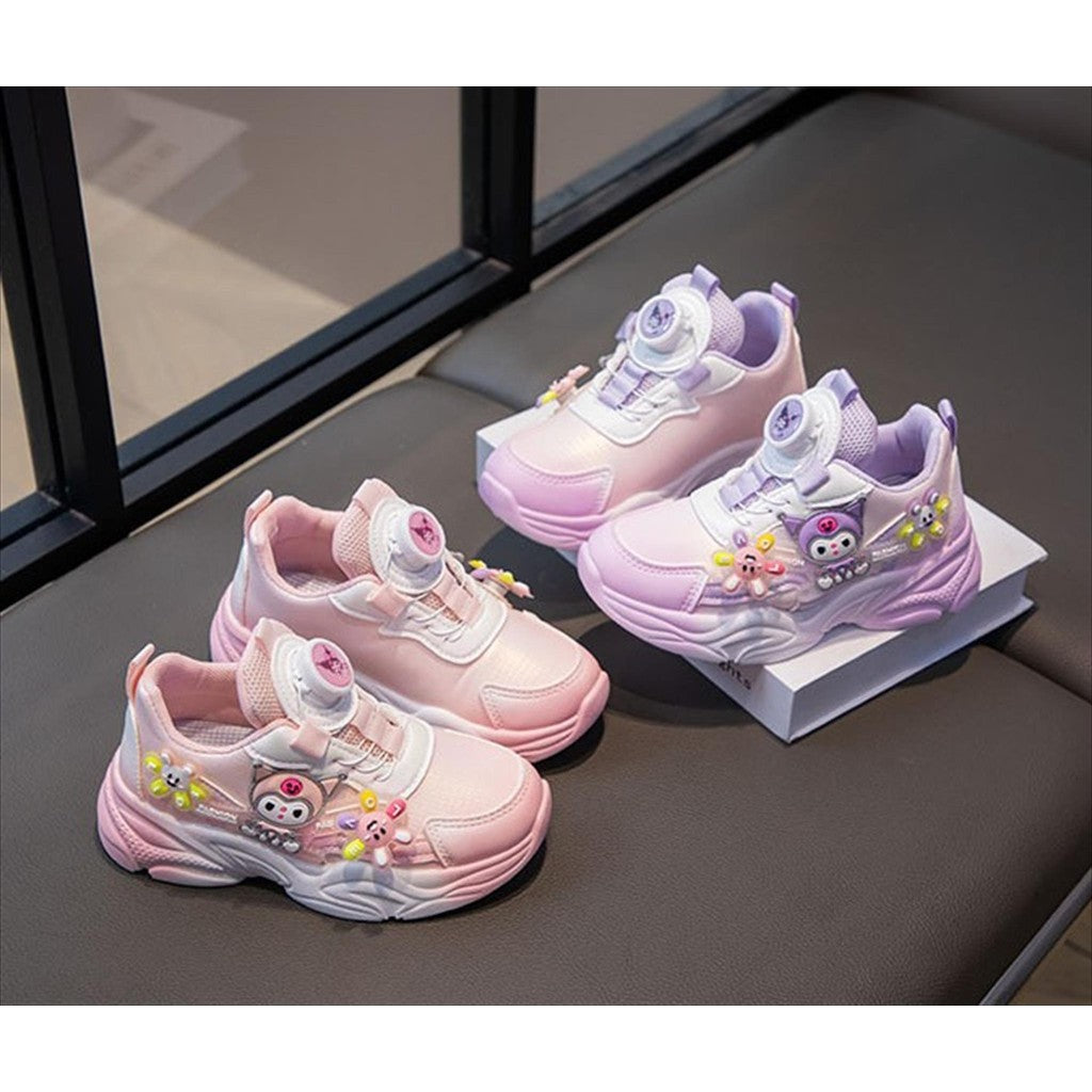 Super Junior [COD] Sepatu KUROMI MILLIE Sepatu Anak Perempuan Import 26-37 Usia 2-10Tahun