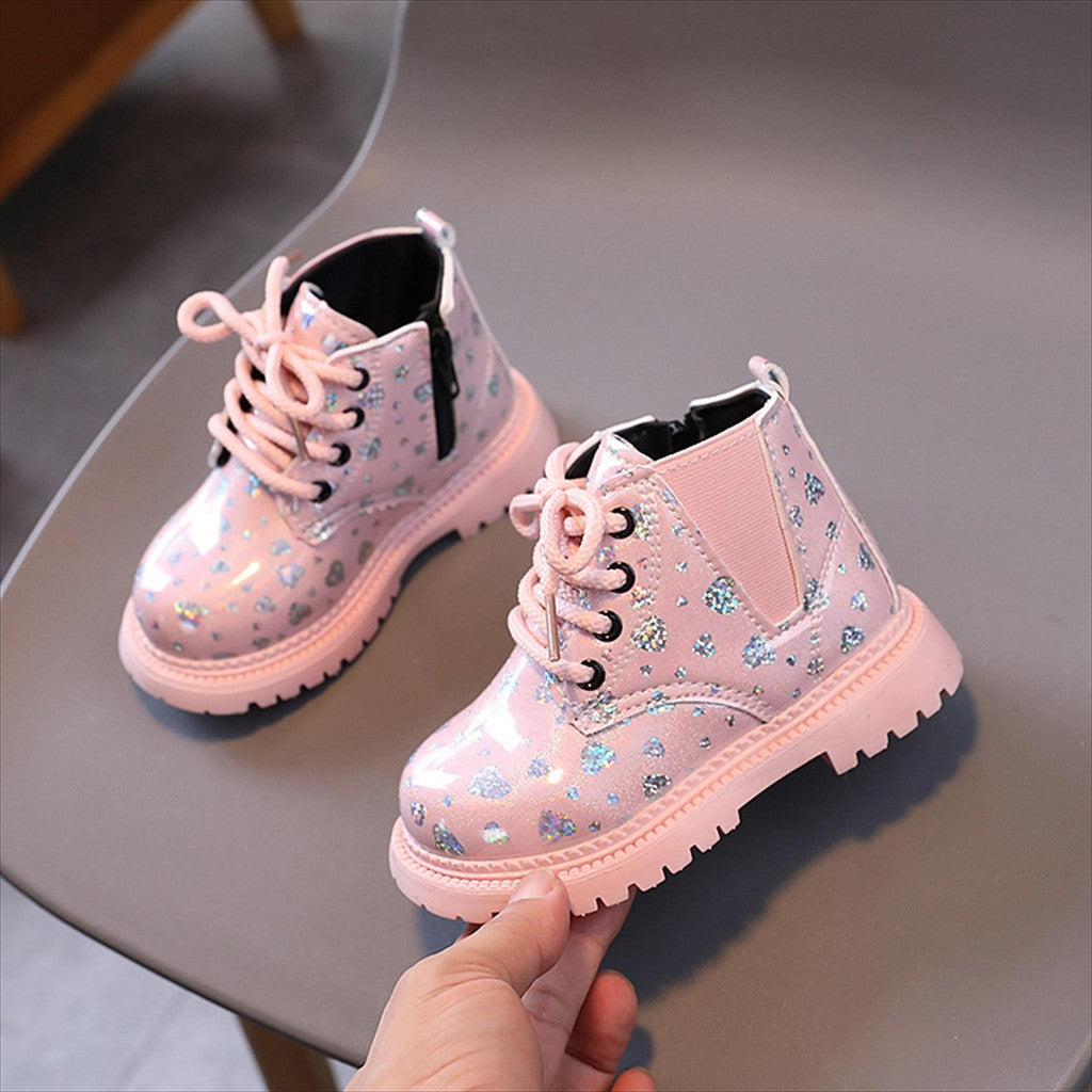 Super Junior [COD] Sepatu SHINJU Sepatu Boots Anak Perempuan Import 21-30 Usia 1-5Tahun
