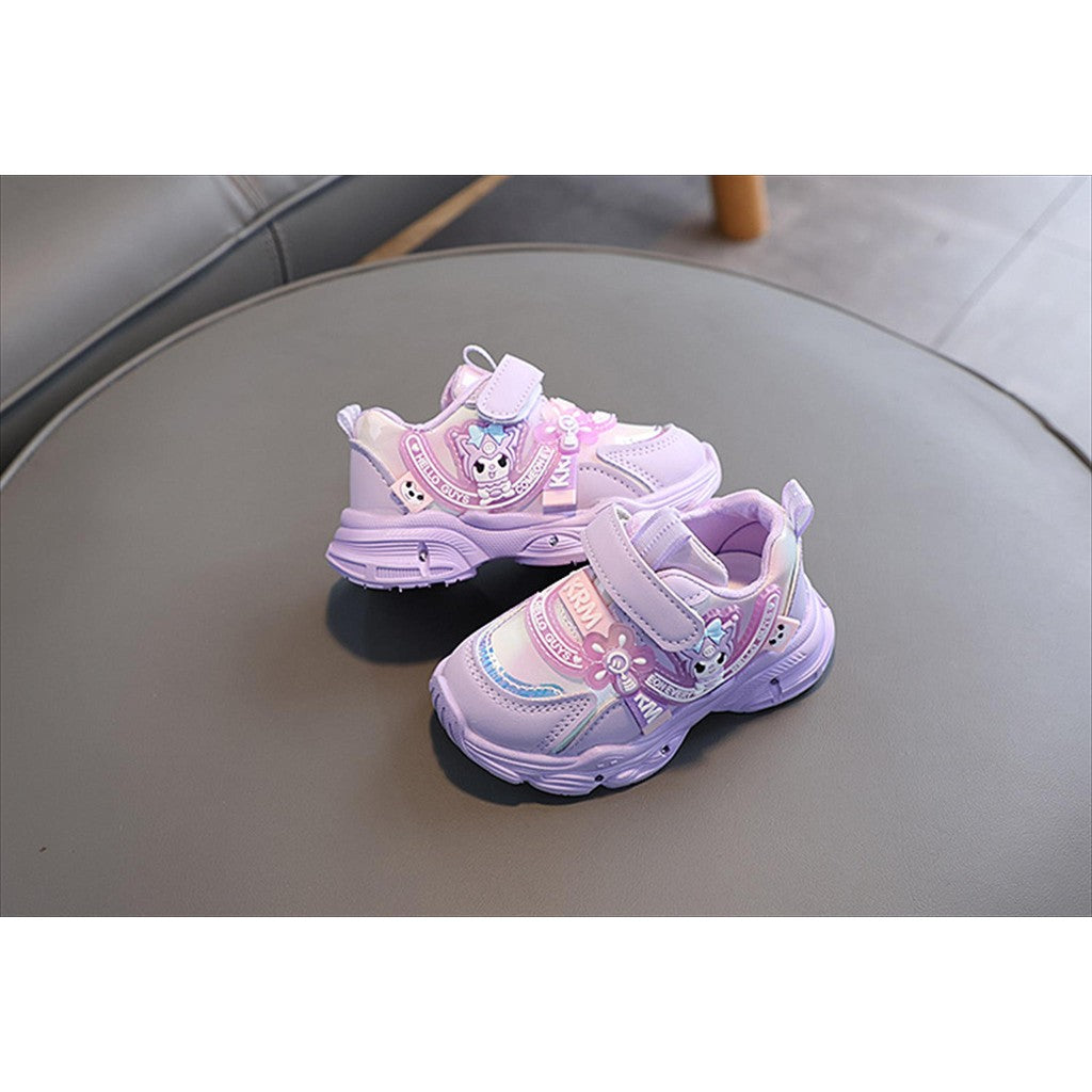 Sepatu KUROMI TUTU Sepatu LED Anak Perempuan Import 21-30 Usia 1-5Tahun