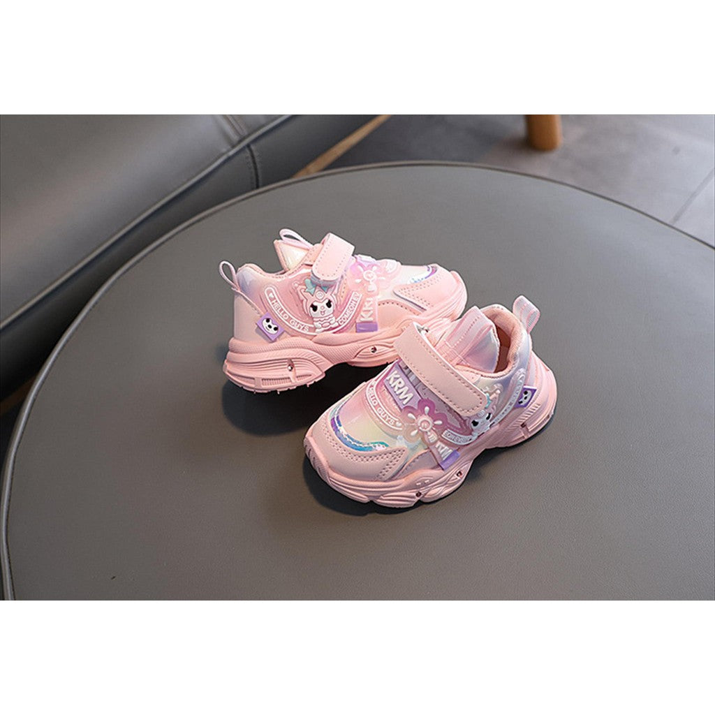 Sepatu KUROMI TUTU Sepatu LED Anak Perempuan Import 21-30 Usia 1-5Tahun