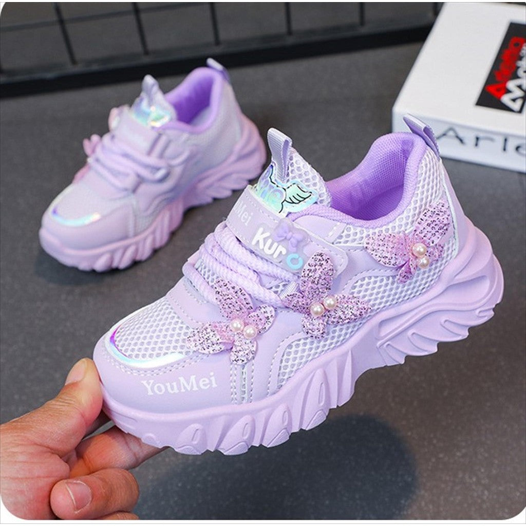 Super Junior [COD] Sepatu KUKURI Sepatu Anak Perempuan Import 26-37 Usia 2-10Tahun