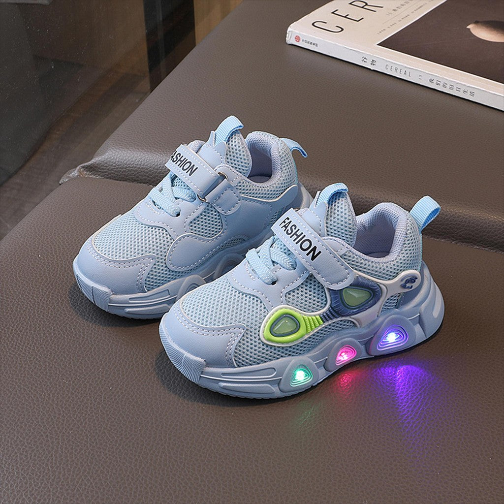 Sepatu CHATU Sepatu LED Anak Perempuan Dan Laki-laki Import 21-30 Usia 1-5 Tahun