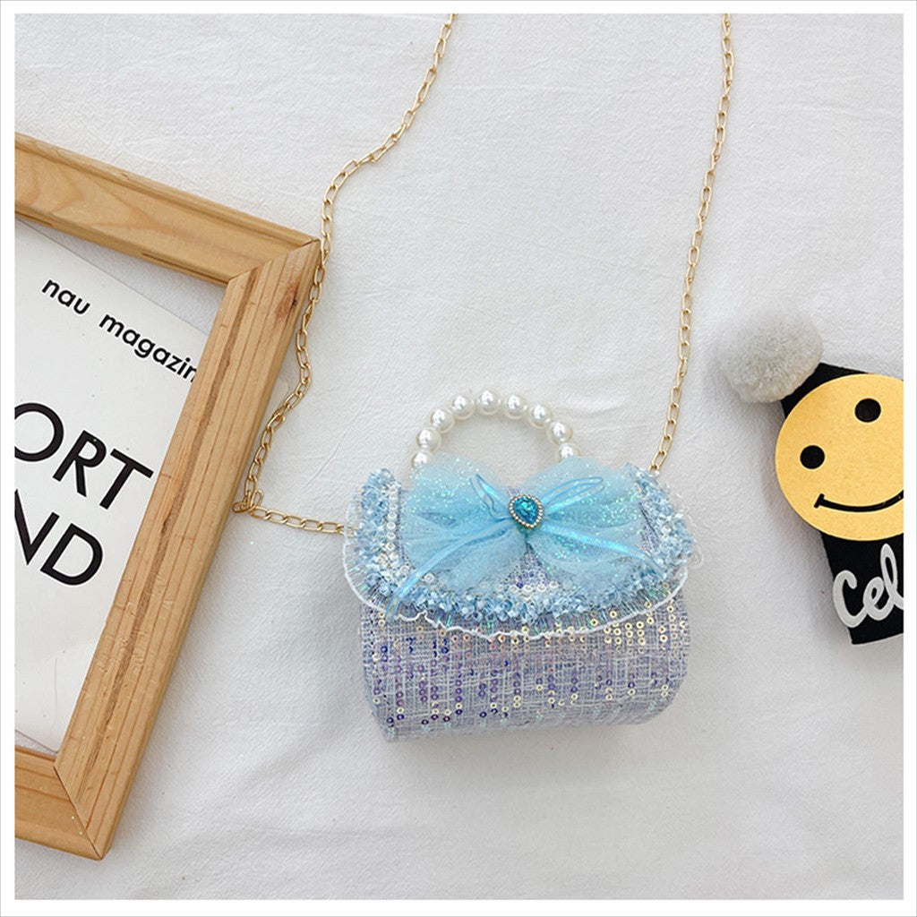Tas Tangan Selempang Uang Lebaran ELODI PITA B Tas Tangan Mutiara Anak Perempuan Import