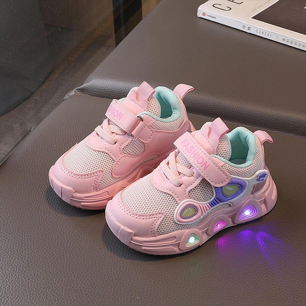 Sepatu CHATU Sepatu LED Anak Perempuan Dan Laki-laki Import 21-30 Usia 1-5 Tahun
