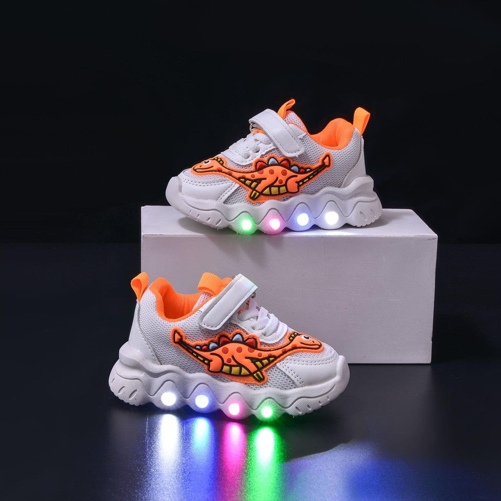 Sepatu MAVERIK Sepatu LED Anak Laki-laki Import 21-30 Usia 1-5Tahun
