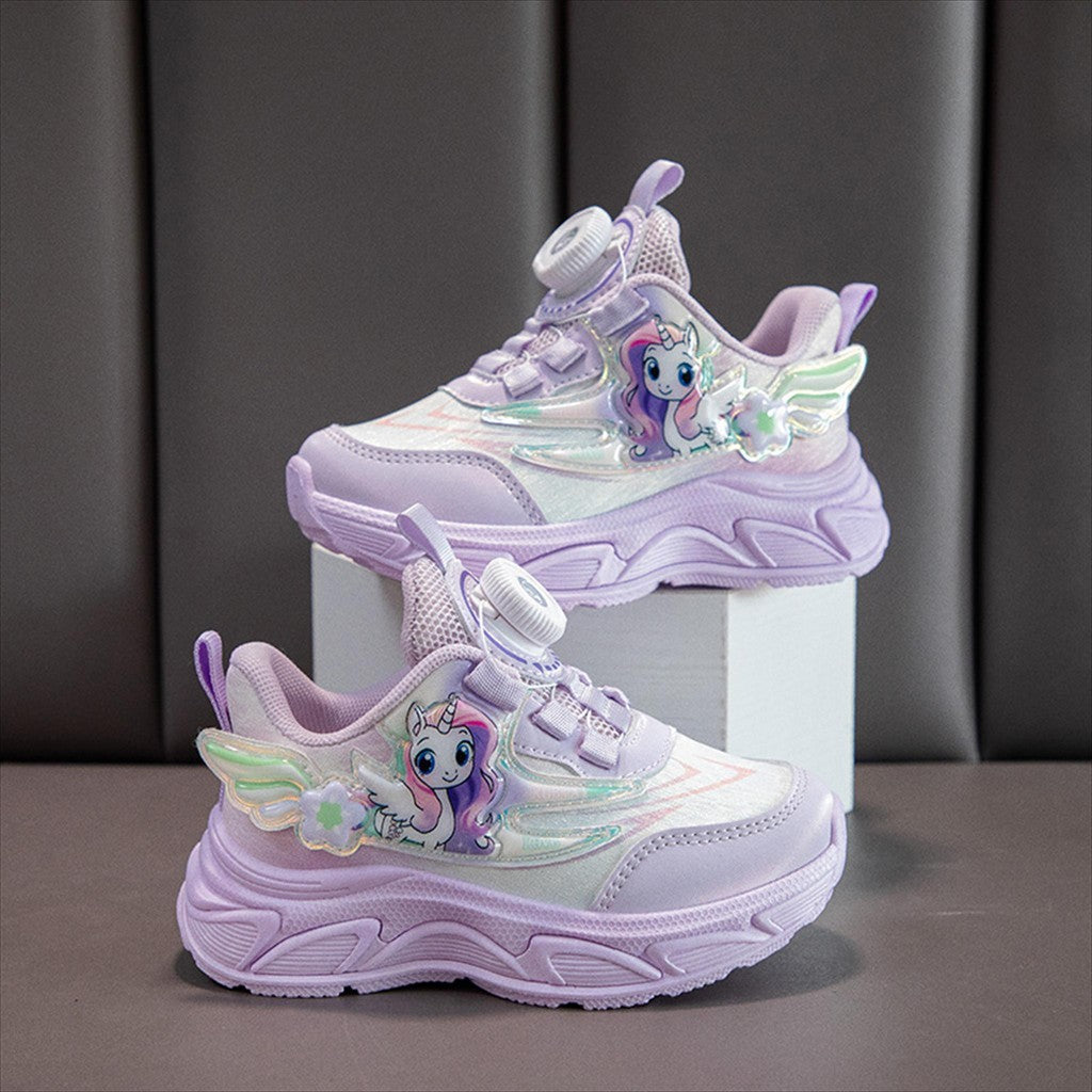 Super Junior [COD] Sepatu UNICORN SPRING Sepatu Anak Perempuan Import 26-37 Usia 2-10 Tahun