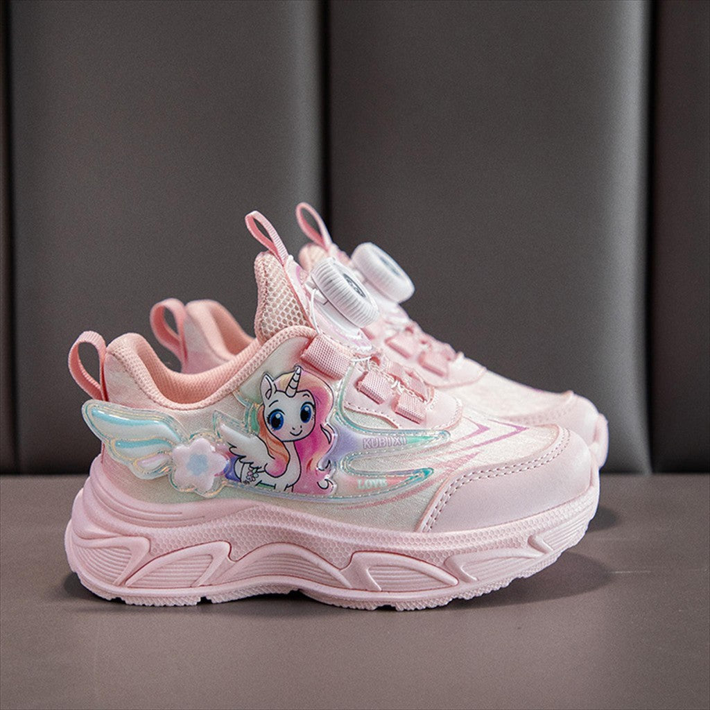 Super Junior [COD] Sepatu UNICORN SPRING Sepatu Anak Perempuan Import 26-37 Usia 2-10 Tahun