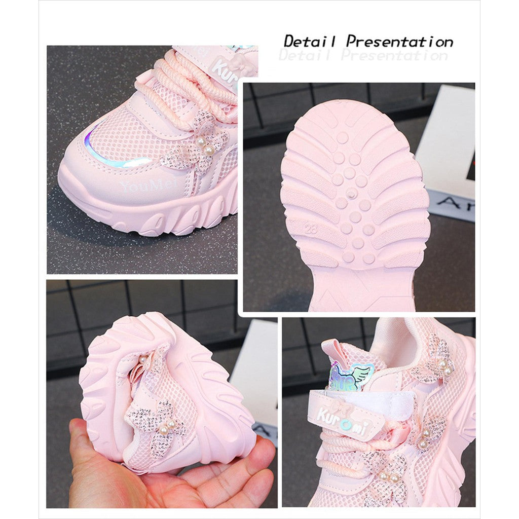 Super Junior [COD] Sepatu KUKURI Sepatu Anak Perempuan Import 26-37 Usia 2-10Tahun