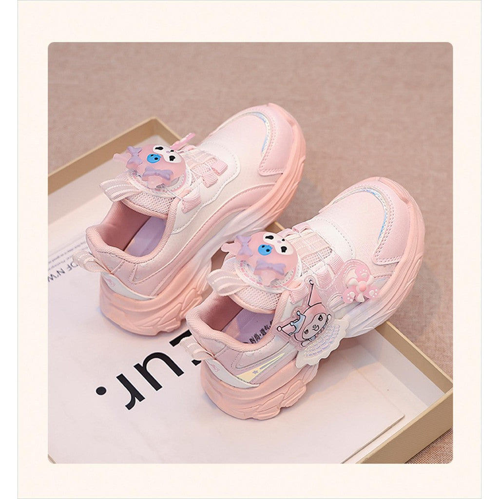 Sepatu KUROMI SHELBY Sepatu Anak Perempuan Import 26-37 Usia 2-10Tahun