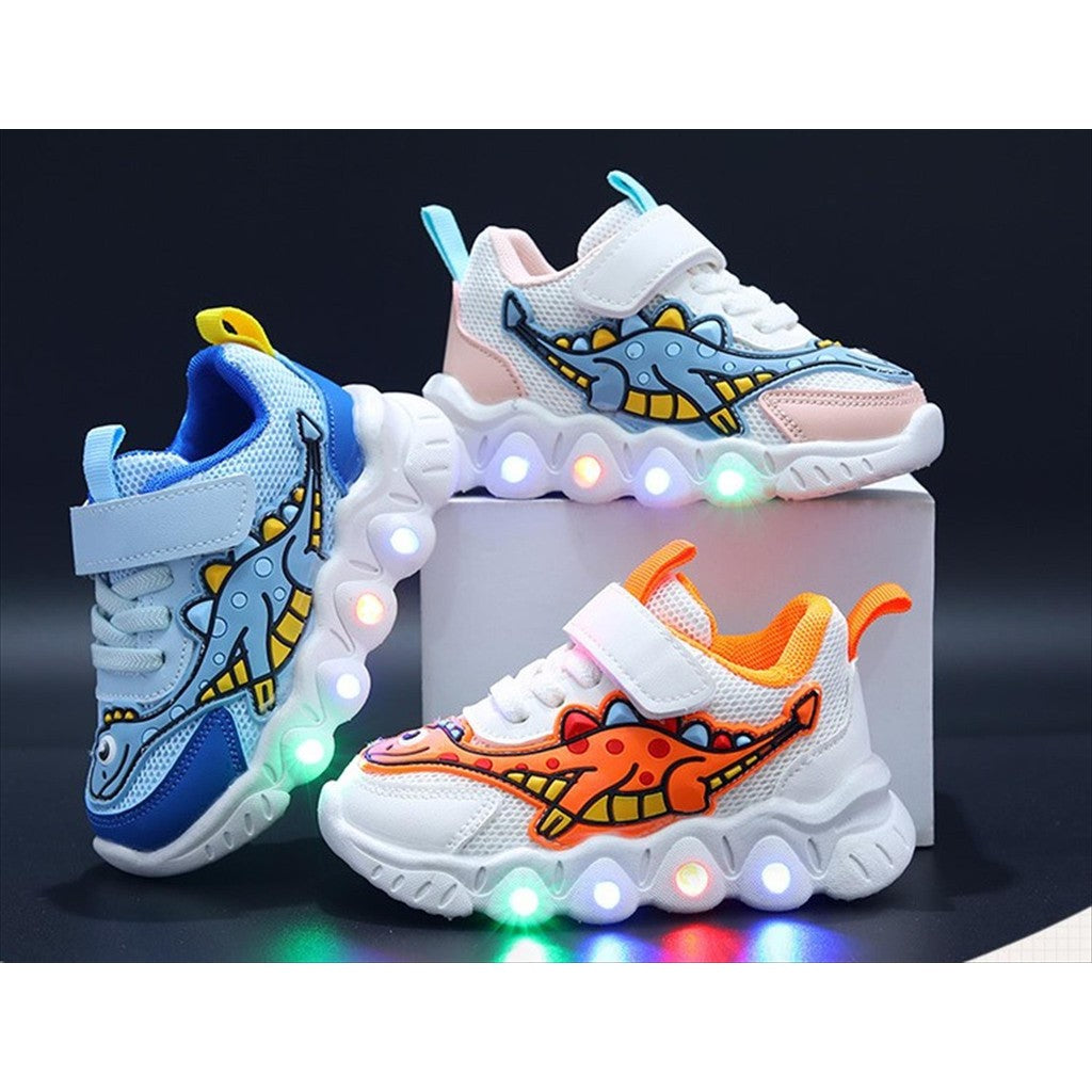 Sepatu MAVERIK Sepatu LED Anak Laki-laki Import 21-30 Usia 1-5Tahun