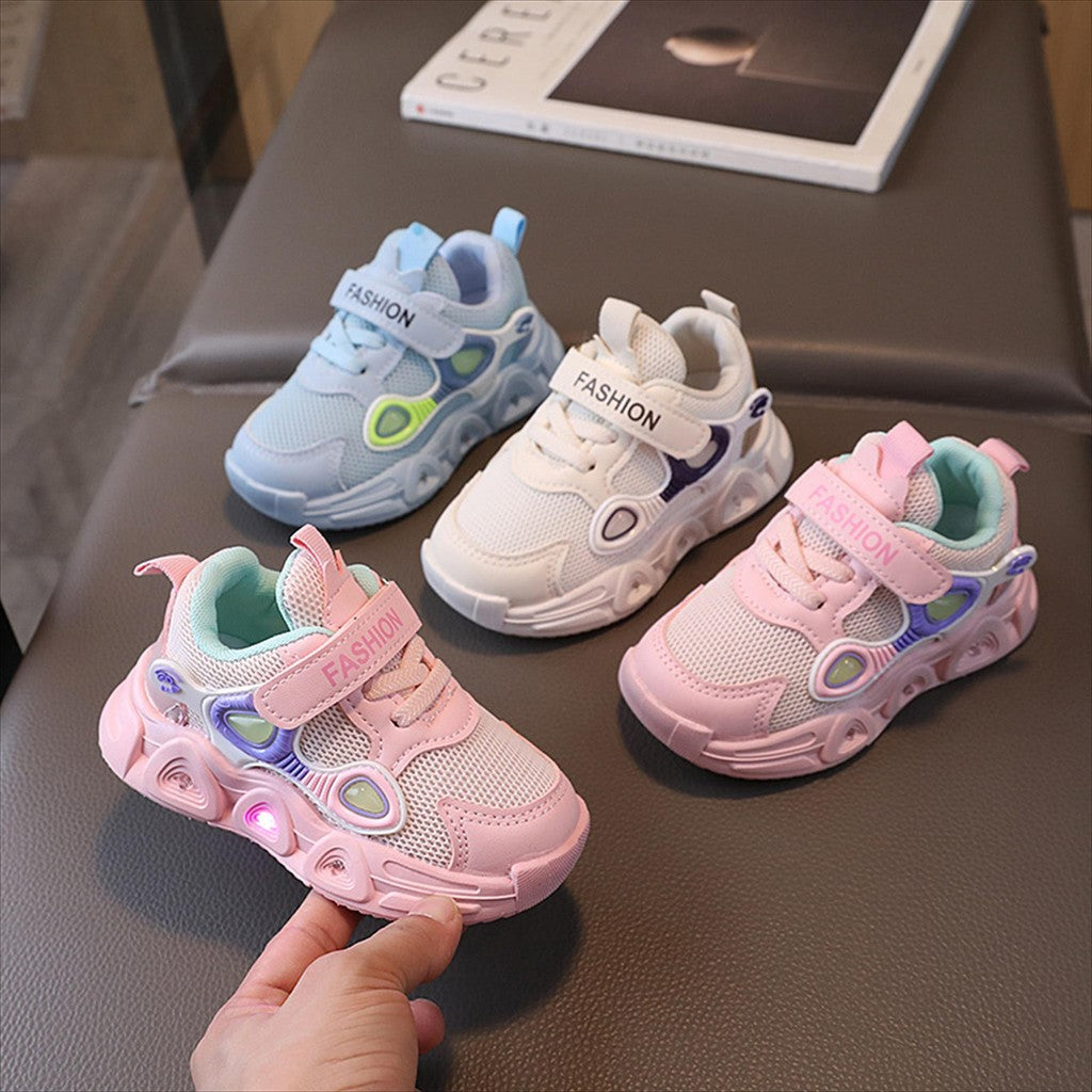 Sepatu CHATU Sepatu LED Anak Perempuan Dan Laki-laki Import 21-30 Usia 1-5 Tahun