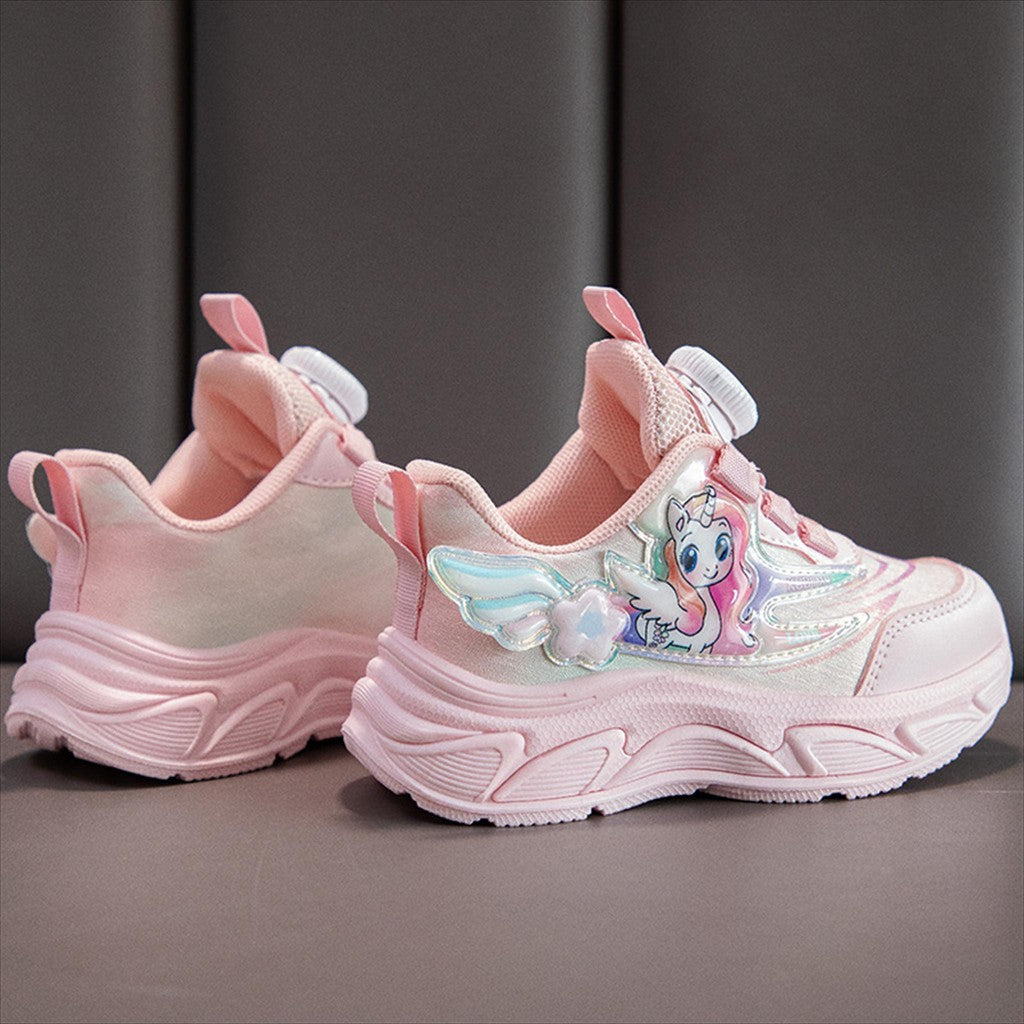 Super Junior [COD] Sepatu UNICORN SPRING Sepatu Anak Perempuan Import 26-37 Usia 2-10 Tahun