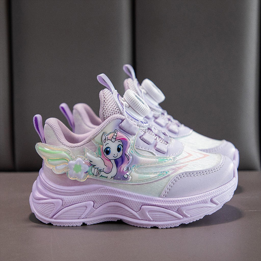 Super Junior [COD] Sepatu UNICORN SPRING Sepatu Anak Perempuan Import 26-37 Usia 2-10 Tahun