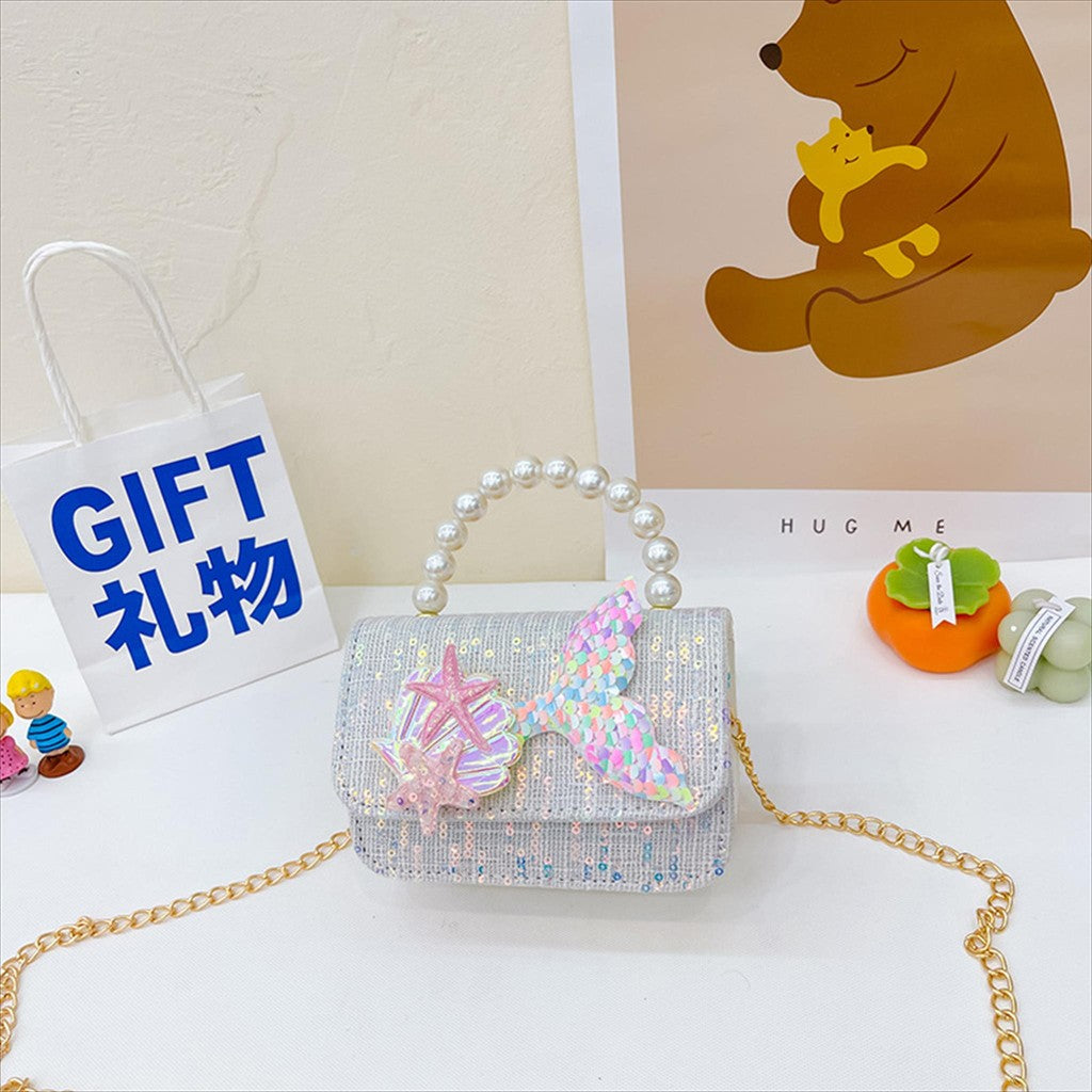 Tas ELODI MERMAID A Tas Tangan Mutiara Anak Perempuan Import