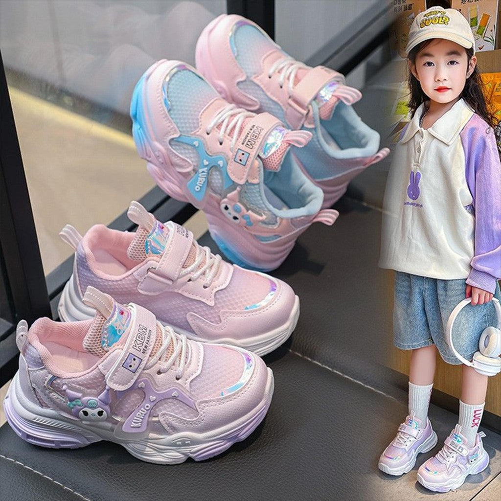 Super Junior [COD] Sepatu KUROMI VANYA Sepatu Anak Perempuan Import 26-37 Usia2-10Tahun