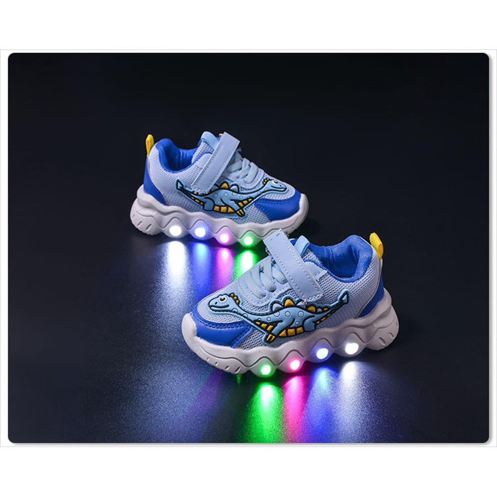 Sepatu MAVERIK Sepatu LED Anak Laki-laki Import 21-30 Usia 1-5Tahun