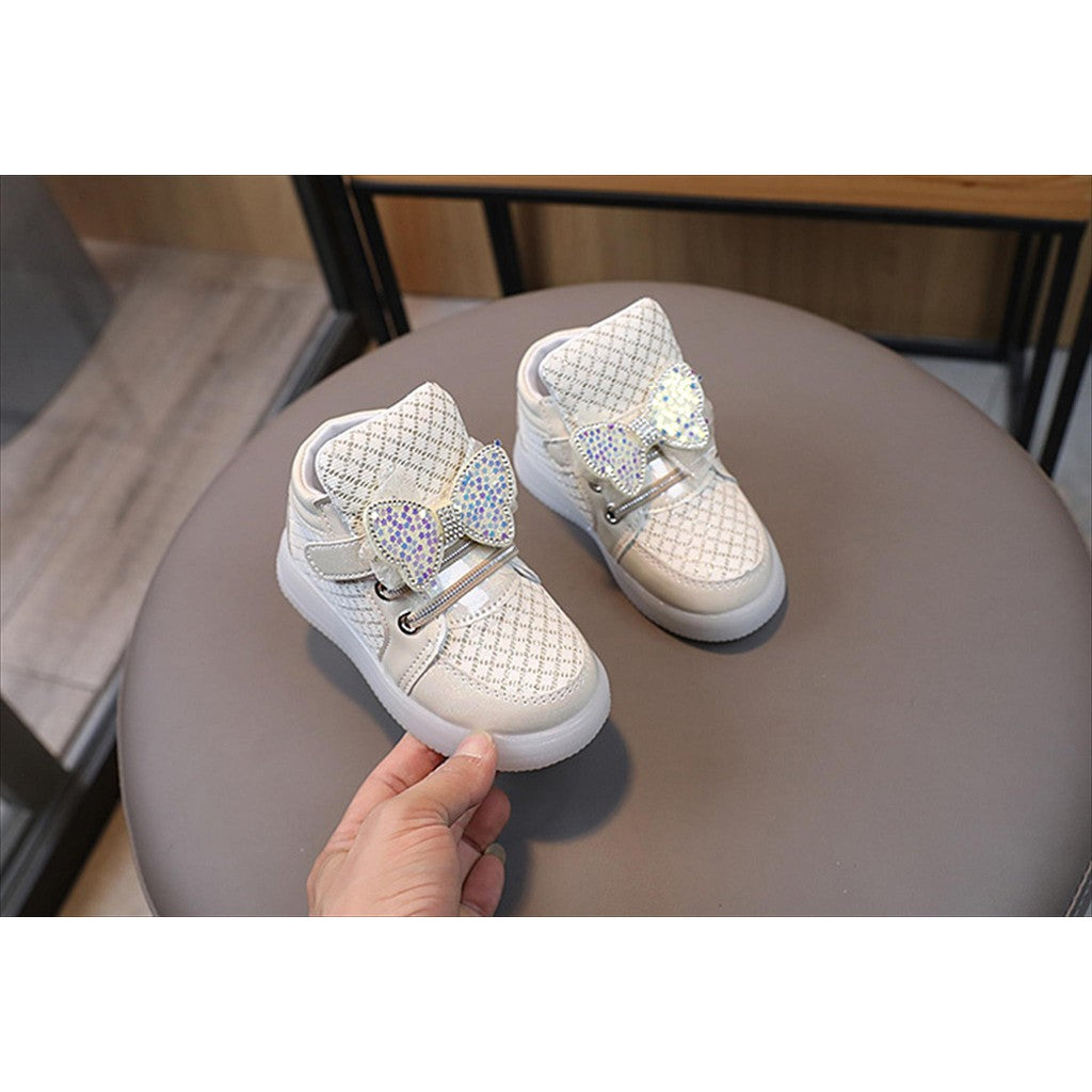 Sepatu CINDERLIN Sepatu LED Anak Perempuan Import 21-30 Usia 1-5 Tahun