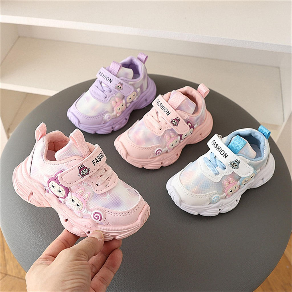 Sepatu LABUBU MERLIN Sepatu LED Anak Perempuan Import 21-30 Usia 1-5 Tahun