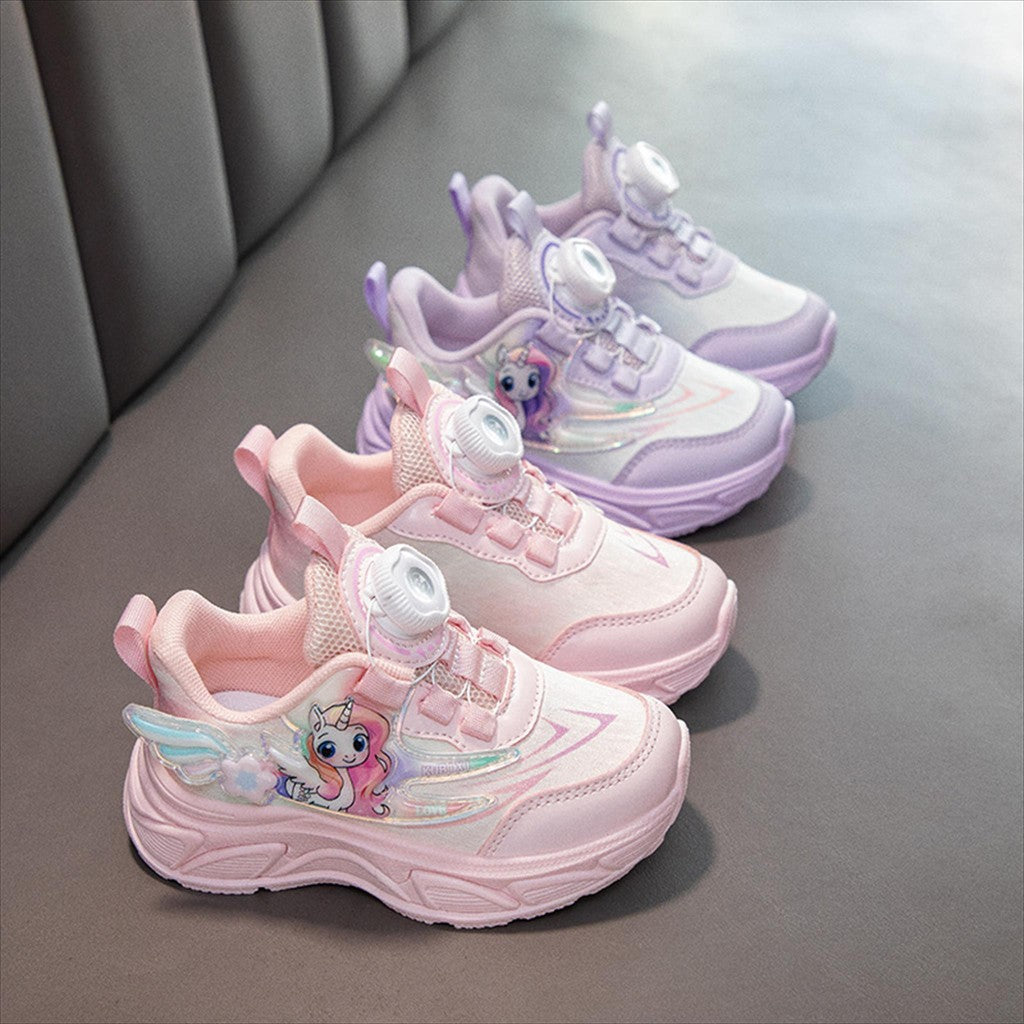 Super Junior [COD] Sepatu UNICORN SPRING Sepatu Anak Perempuan Import 26-37 Usia 2-10 Tahun