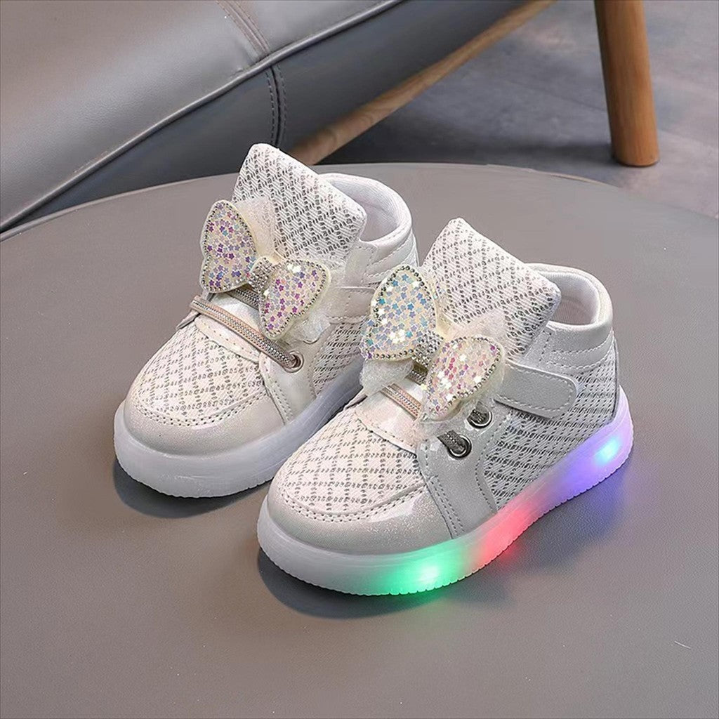 Sepatu CINDERLIN Sepatu LED Anak Perempuan Import 21-30 Usia 1-5 Tahun