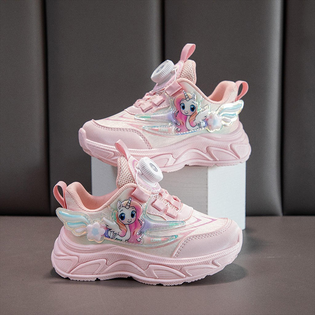 Super Junior [COD] Sepatu UNICORN SPRING Sepatu Anak Perempuan Import 26-37 Usia 2-10 Tahun
