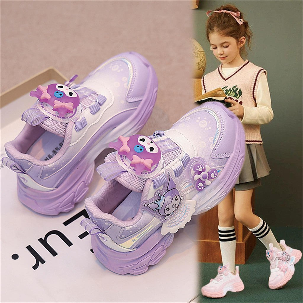 Sepatu KUROMI SHELBY Sepatu Anak Perempuan Import 26-37 Usia 2-10Tahun