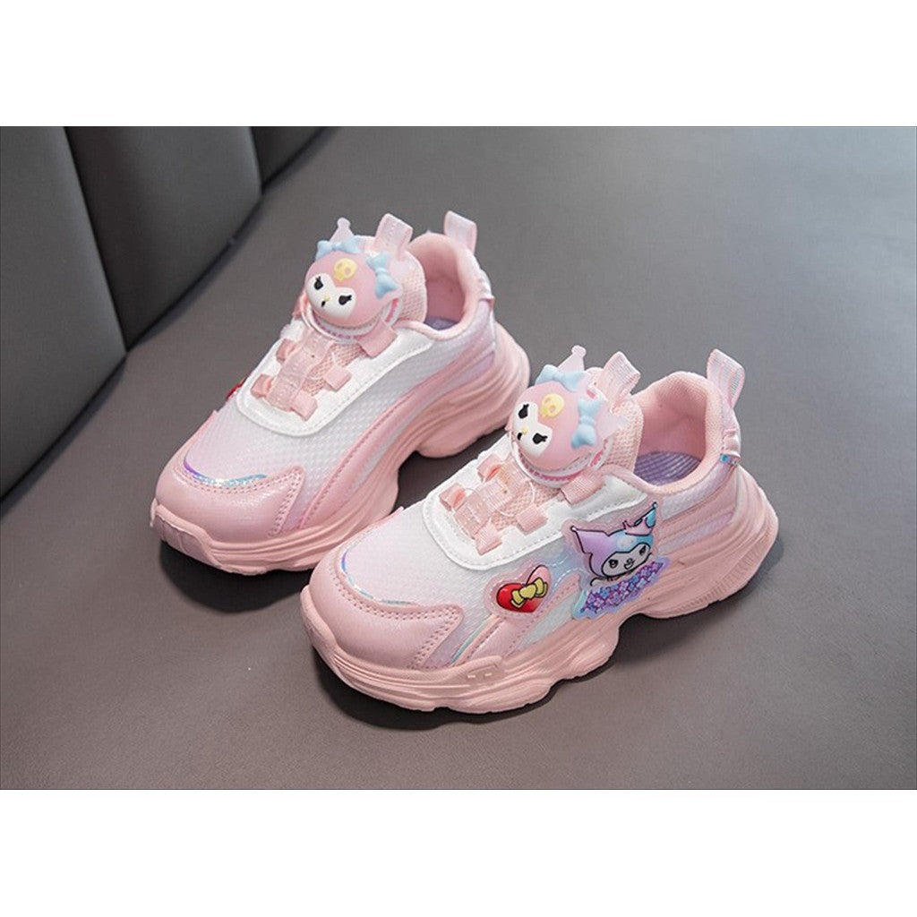 Sepatu KUROMI KIKO Sepatu Anak Perempuan Import 26-37 Usia 2-10Tahun