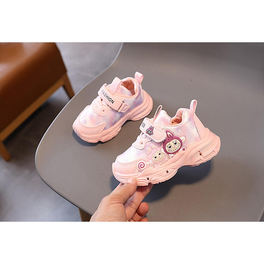 Sepatu LABUBU MERLIN Sepatu LED Anak Perempuan Import 21-30 Usia 1-5 Tahun
