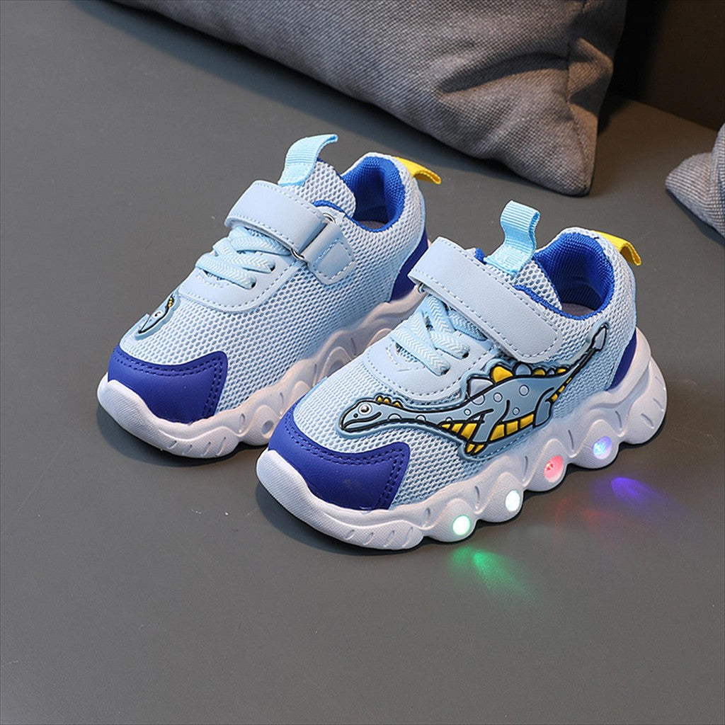Sepatu MAVERIK Sepatu LED Anak Laki-laki Import 21-30 Usia 1-5Tahun