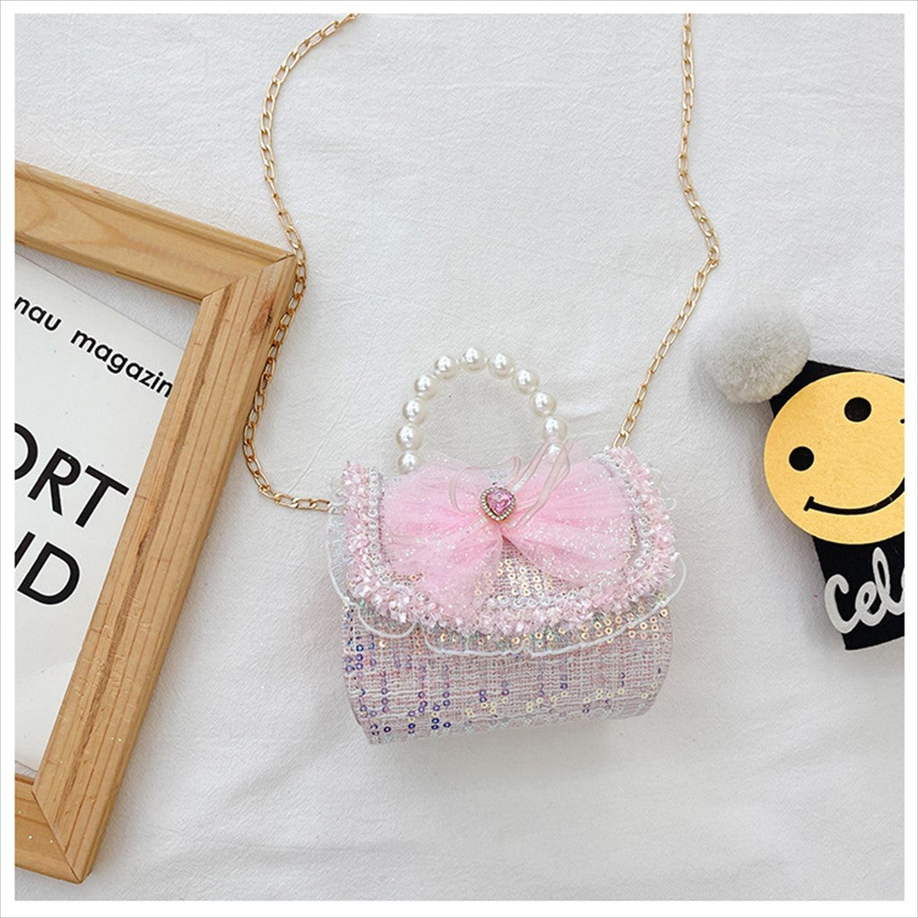 Tas Tangan Selempang Uang Lebaran ELODI PITA B Tas Tangan Mutiara Anak Perempuan Import