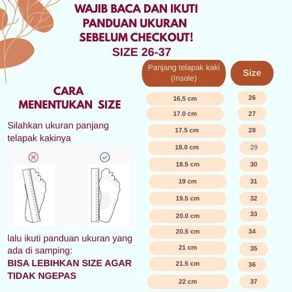 Sepatu KUROMI LIBBY Sepatu Anak Perempuan Import 26-37 Usia 2-10 Tahun