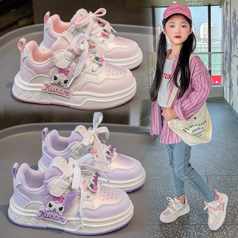 Sepatu KUROMI ALUNA Sepatu Anak Perempuan Import 26-34 Usia 2-10 Tahun