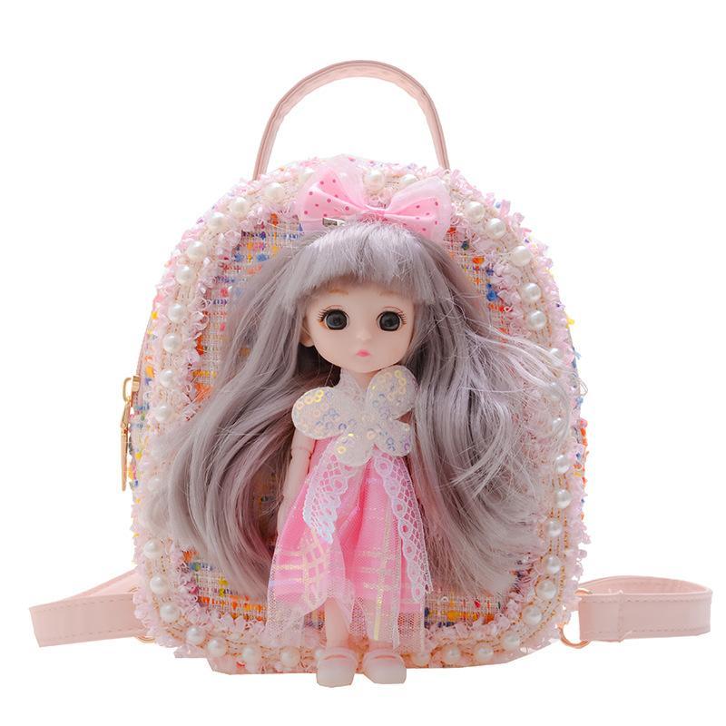 Tas Dollina Beads Bag Ransel Sekolah Anak Perempuan   Import Karakter