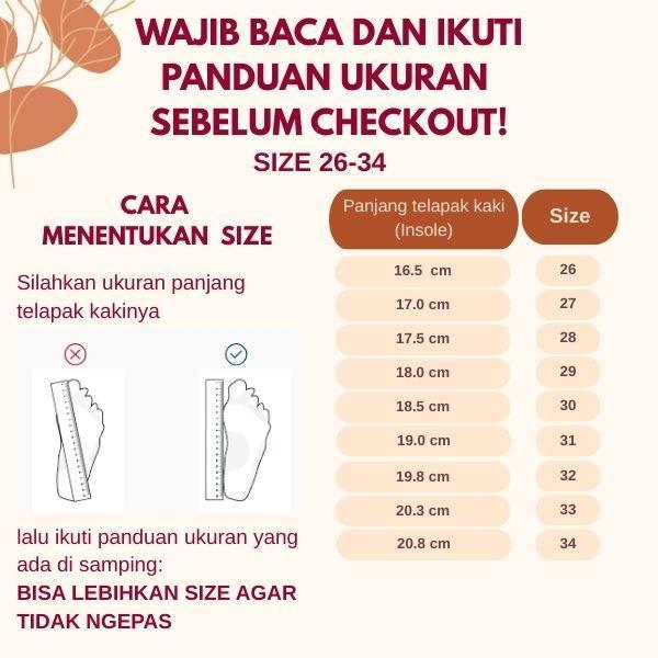 Sepatu LOVA  Sepatu Boots Anak Perempuan Import 26-34 Usia 2-8 Tahun