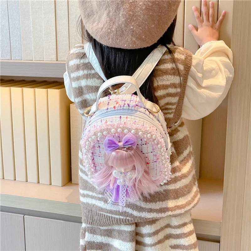 Tas Dollina Beads Bag Ransel Sekolah Anak Perempuan   Import Karakter