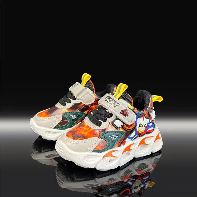 Sepatu ULTRASEVEN Sepatu LED Anak Laki-laki Import 21-30 Usia 1-5 Tahun