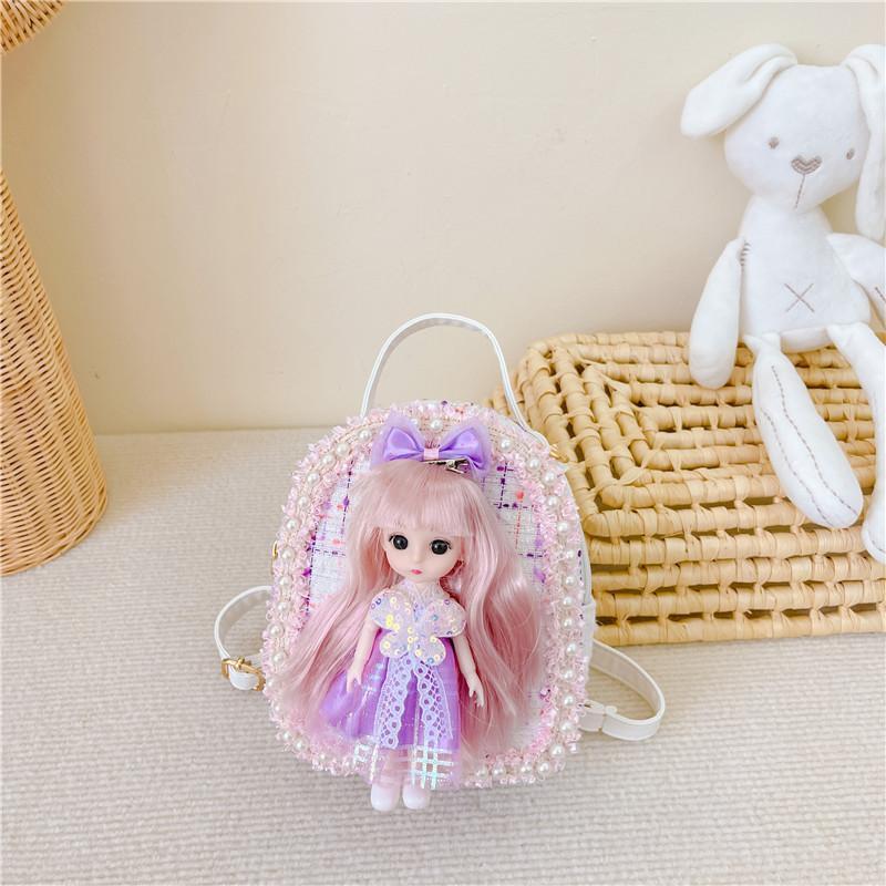 Tas Dollina Beads Bag Ransel Sekolah Anak Perempuan   Import Karakter