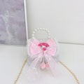 Tas Anak Selempang Tas Tangan Uang Lebaran 2026 Luna Pearl Mini Tas Tangan Mutiara Anak Perempuan Import