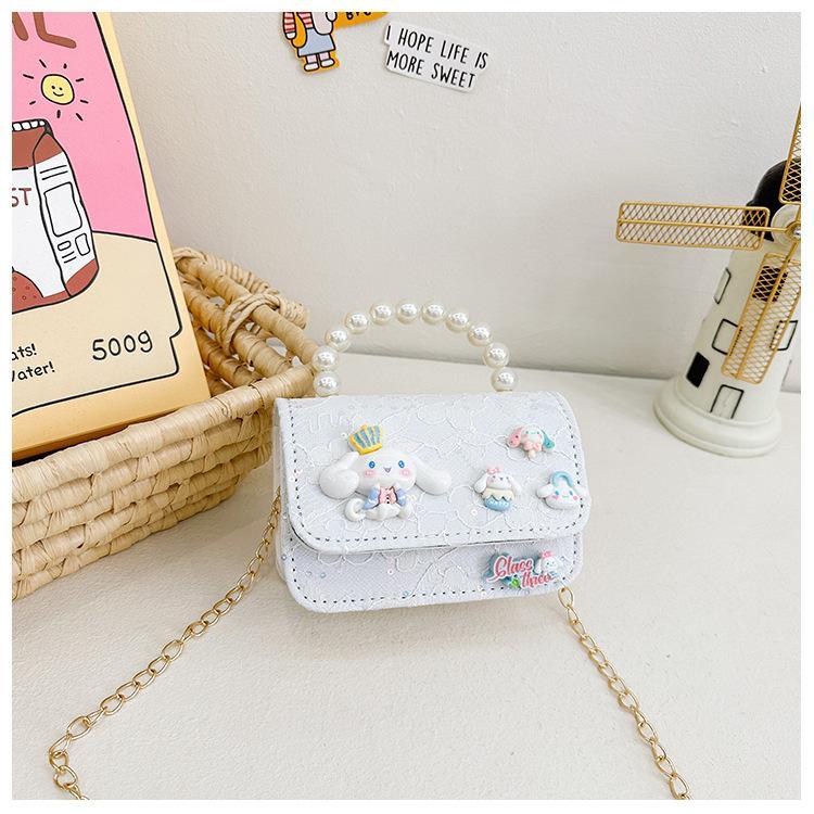 Tas Sweet Puff Tas Tangan Mutiara Anak Perempuan Import